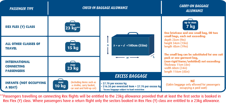 international baggage rules